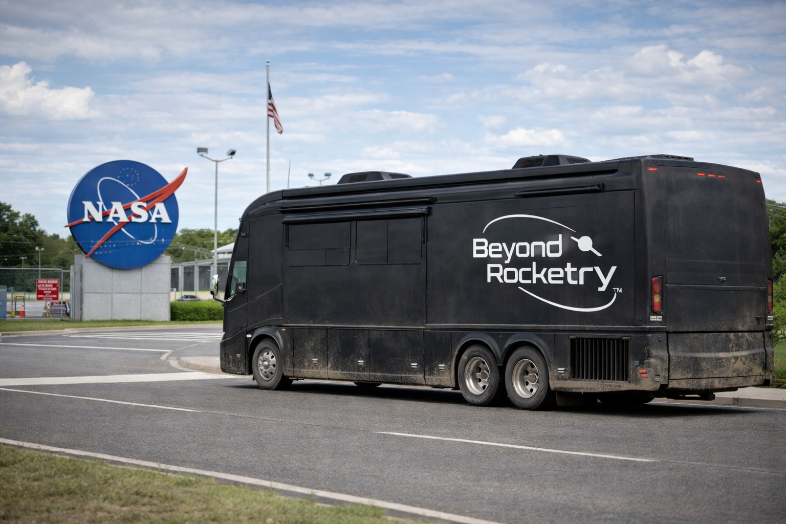 Monarch Space Systems Mobile Office Deployment Platform at customer facility